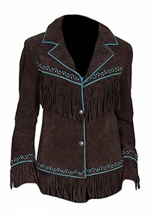Classyak - Abrigo - para Mujer marrón Ante Marrón Large