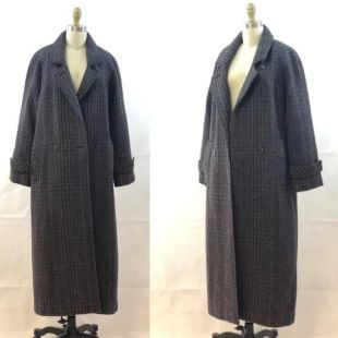 Charter Club Vintage Wool Long Sleeve Coat made in Ireland