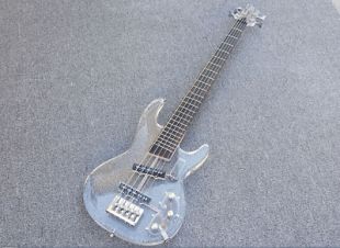 Transparent Body Guitar Led Light Electric 5 String Bass Guitar Tone 24 302708457552 | eBay