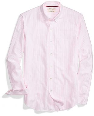 Amazon Brand - Goodthreads Men's Slim-Fit Long-Sleeve Stripe Oxford Shirt