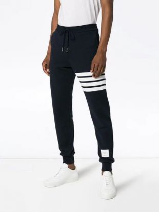 Thom Browne Pantalon De Jogging à Détail Rayé