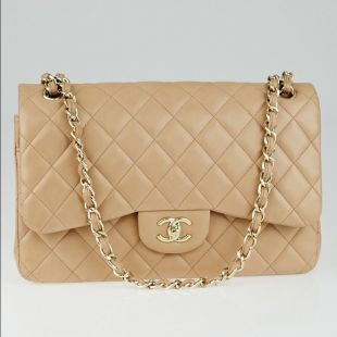 Beige Hand­bag