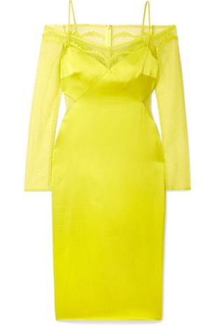 Cushnie yellow outlet dress