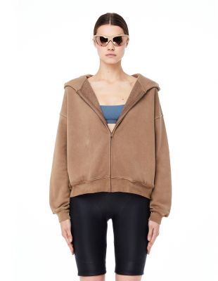 Yeezy Trench Cropped Zip Hoodie