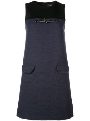 Robe Évasée à Design Sans Manches