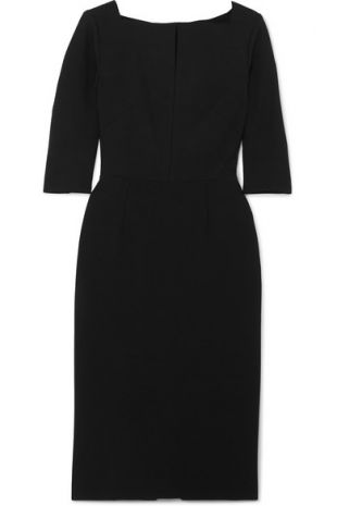 Etty crepe midi dress