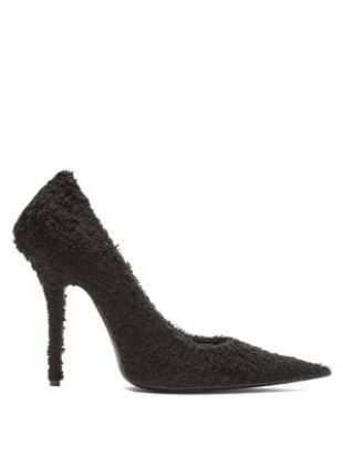Square Knife Terry Pumps