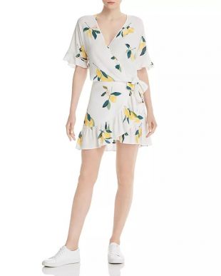 Etienne Lemon Wrap Skirt