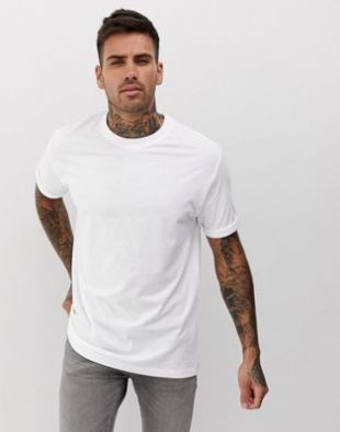 T-shirt ample en coton bio - Blanc