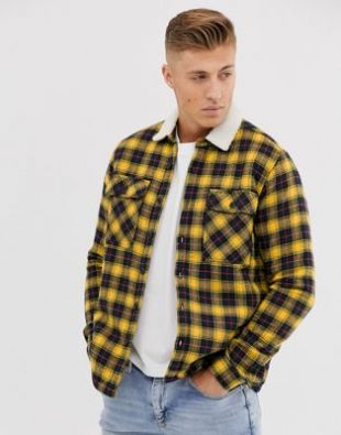 New Look - Veste-chemise avec doublure en imitation peau de mouton | ASOS