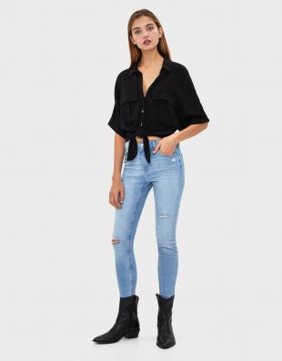 Jeans Skinny Cropped Pants