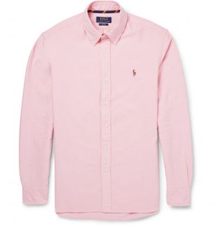 Polo Ralph Lauren Pink Slim-Fit button-down collar cotton Oxford shirt worn  by Chip Martin (Denny Love) in Looking for Alaska Season 1 Episode 1 |  Spotern