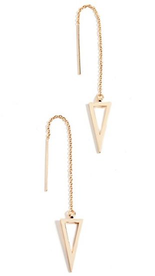Triangle Threader Earring