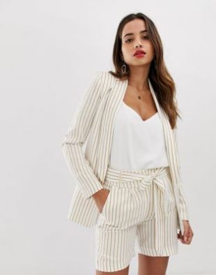American Tailor With Thin Stripes Mustard