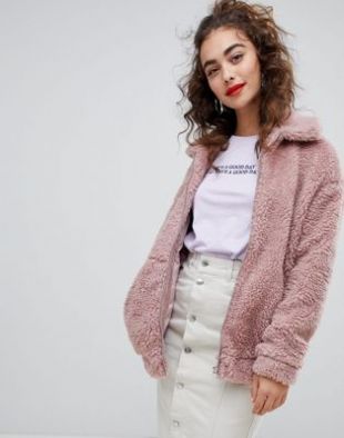 teddy pink jacket