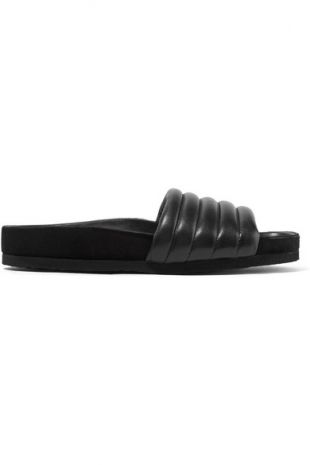 Isabel Marant - Hellea Quilted Leather Slides