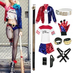 Déguisement Halloween Harley Quinn Suicide Squad Ensemble cosplay pour