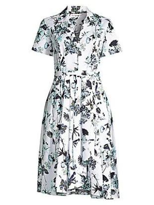 Floral Print Shirt Dress