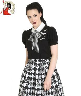 Chemisier Chauve-souris amovible Bow Halloween femme noir Trick or Treat  | eBay