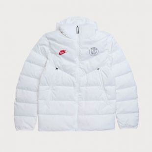 psg white puffer jacket