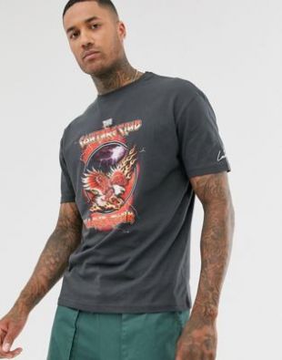 The Couture Club - T-shirt oversize à imprimé World Tour - Gris