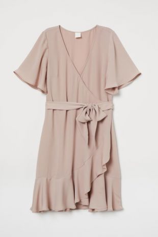 V-neck Wrap Dress