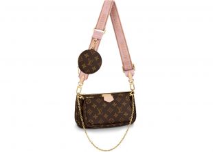 Multi Pochette Accessoires Monogram Rose Clair