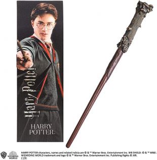 Baguette en PVC et Signet prismatique Harry Potter de la Collection Noble