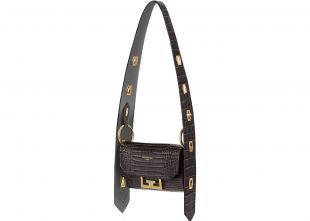 Eden Bag Crocodile Effect Nano Storm Gray