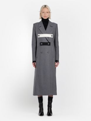 Women's Grey Long Coat