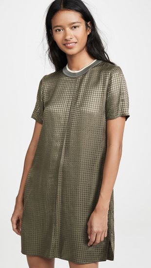 Ali T-Shirt Dress in Olive