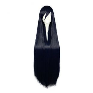 Perruque Longue Noire Raide Pour Homme – Cosplay, Halloween, Déguisement – Topcosplay