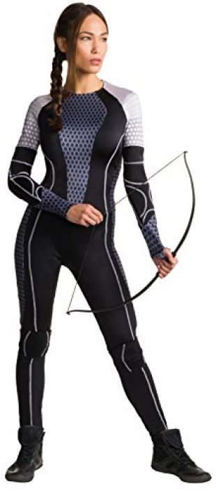 Rubie's Women's Hunger Games Katniss Deluxe Costume, Medium, (USA 10 - 14), BUST 38 - 40", WAIST 31 - 34", INSEAM 30"