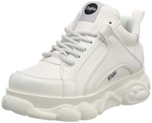 Buffalo Corin, Zapatillas Altas para Mujer, Blanco (White 000), 39 EU
