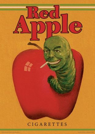 Tarantino (manzana roja cigarrillos) Reservior perros ficcional pichi cartel de película