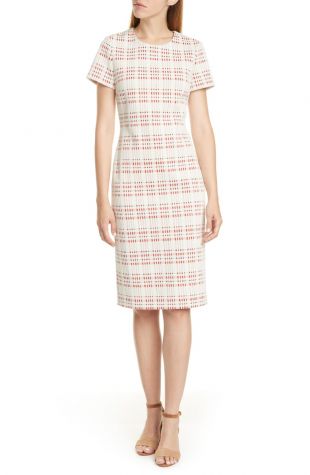 Decka Cotton Blend Tweed Dress
