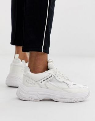 Calvin Klein - Marvin - Baskets chunky - Blanc | ASOS