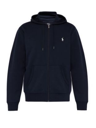 Sweat-shirt à capuche et logo brodé