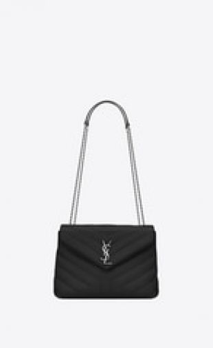 Loulou small en cuir matelassé "y"