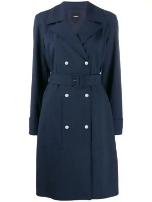 Trench à Taille Ceinturée Theory
