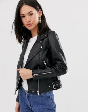 Pimkie - Perfecto avec double fermeture éclair - Noir | ASOS