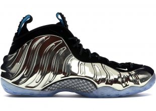 nike foamposite one argent