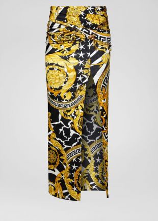 Long Skirt With Savage Print Baroque