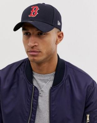 New Era 9Forty Boston Red Sox adjustable cap in navy