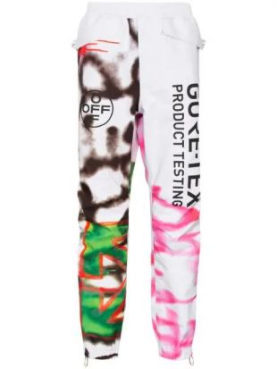 Le pantalon de jogging Off-White graffitis en Goretex