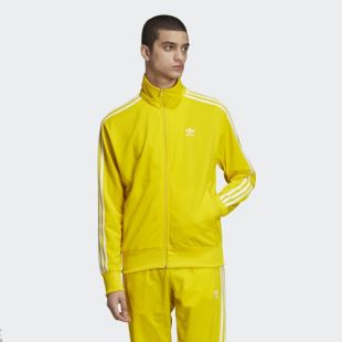 adidas yellow track suit