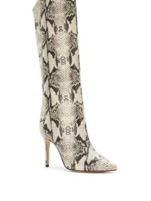Schutz Bottes à Effet Peau De Serpent - Farfetch