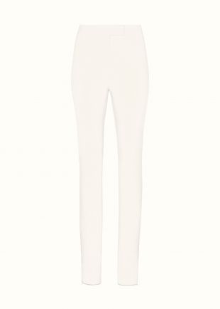 Leather Skinny Pants with Slits