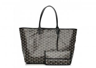 Saint Louis Tote Goyardine PM Black