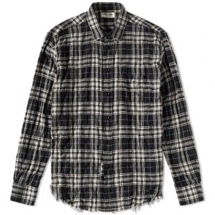 Distressed Check Shirt